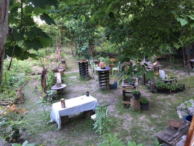 jardin au collectif du chateau de verchaus, permaculture, le teil, ardèche, viviers