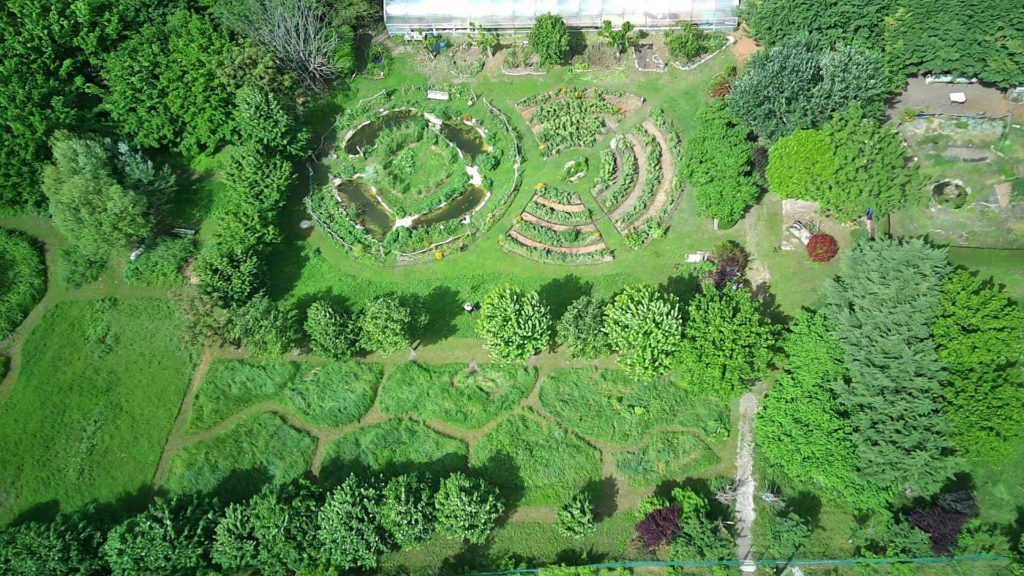 vue aérienne du site de zone 5 au Teil en Ardèche